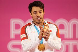 Jonathan Muñoz conquistó el Oro en halterofilia en Lima 2019