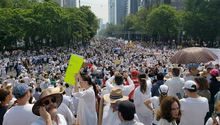 Ciudadanos se unen a 'Marcha del Silencio' en contra del gobierno de AMLO