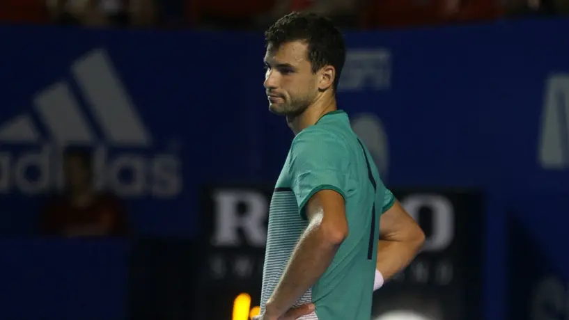 Grigor Dimitrov cayó en el Abierto de los Cabos ante el argentino Guido Paella