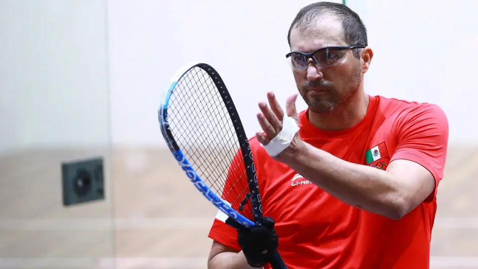 Álvaro Beltrán sufrió accidente durante Final individual de racquetbol