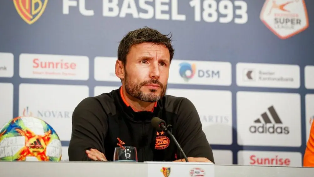 Mark van Bommel, estartega del PSV en conferencia de prensa | TWITTER @PSV