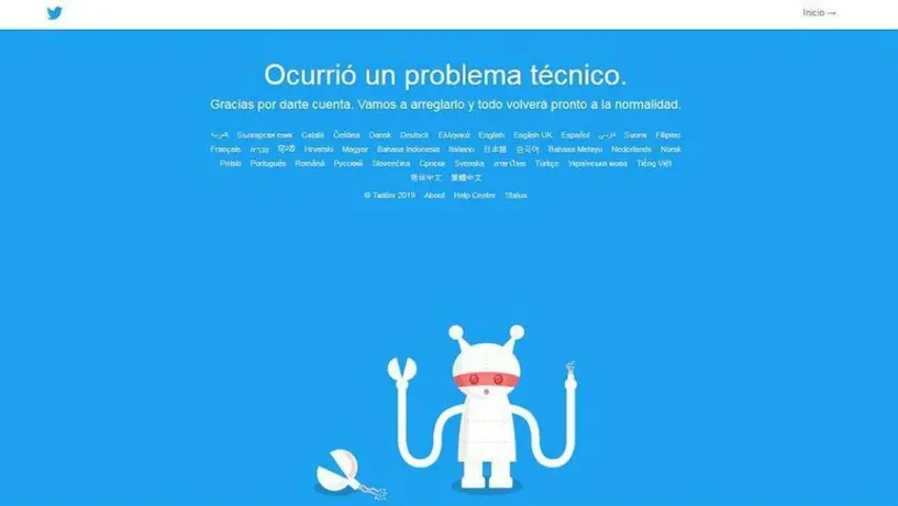 Twitter se vuelve a caer y mantiene intermitente su servicio