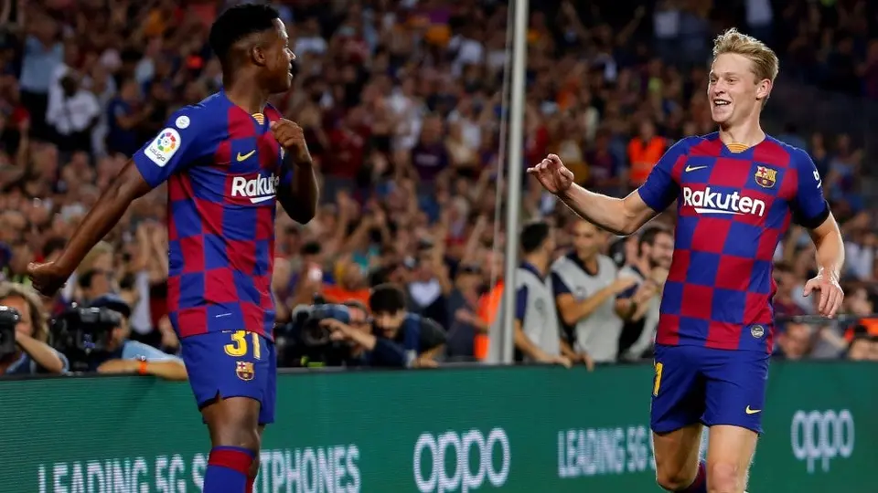 Barcelona goleó al Valencia en una gran noche para Ansu Fati