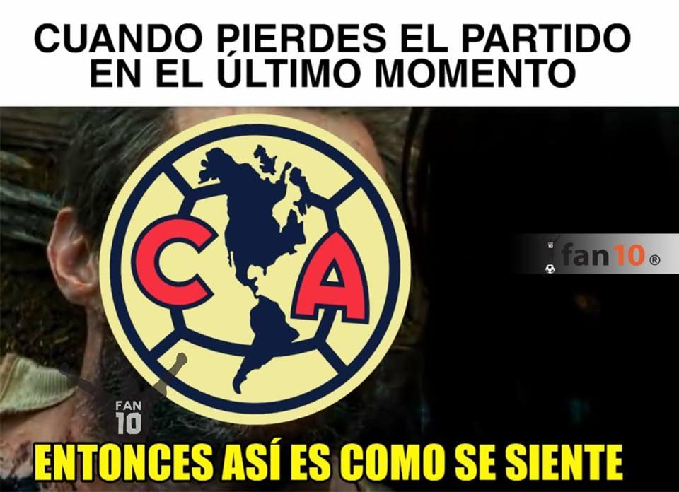 Ríete con los mejores memes de la derrota del América vs Tigres