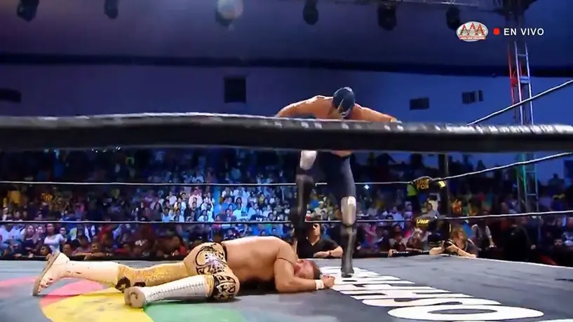 Blue Demon Jr. cobró venganza de Dr. Wagner Jr. en San Luis Potosí