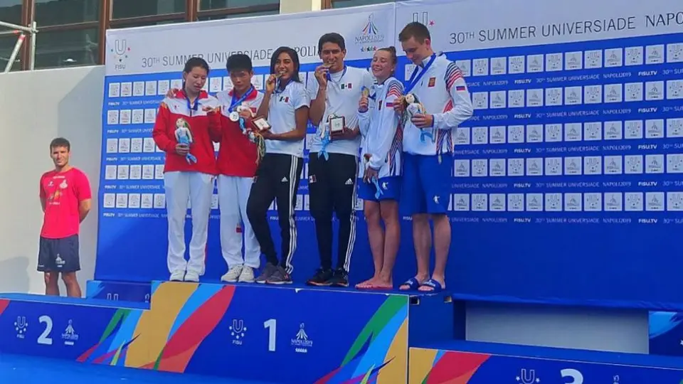 México conquistó dos Oros en clavados en la Universiada Mundial