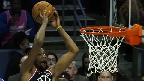 Kevin Durant lidera remontada y Team LeBron gana el Juego de Estrellas