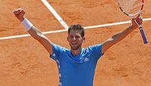 Thiem cortó racha a Djokovic y es finalista de Roland Garros
