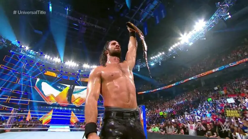 Seth Rollins derrotó a Brock Lesnar y recuperó el título universal de WWE