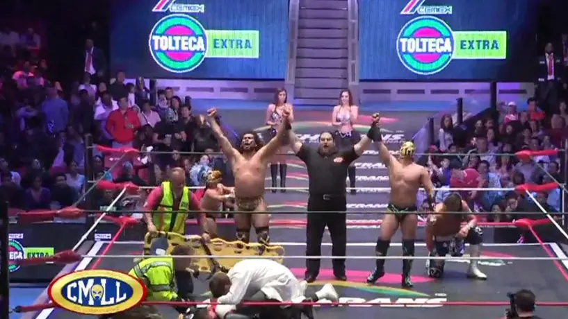 Bárbaro Cavernario y Titán, ganadores del Torneo Increíble de Parejas