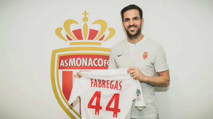 Mónaco hace oficial fichaje de Cesc Fàbregas hasta 2022