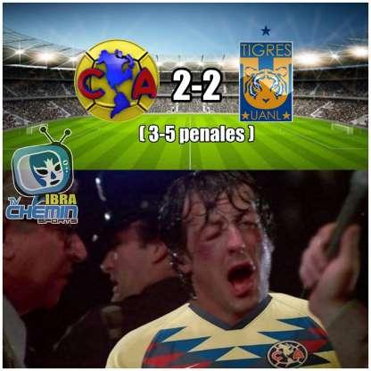 Ríete con los mejores memes de la derrota del América vs Tigres