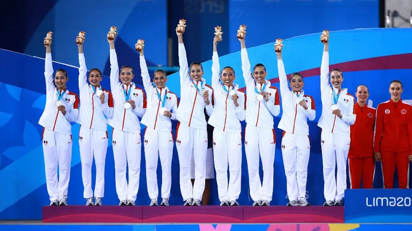 Equipo mexicano de natación artística refrendó plata en Juegos Panamericanos