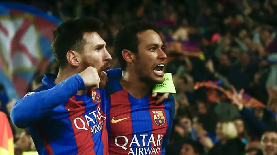 Neymar agradece apoyo de Messi al borde las lágrimas
