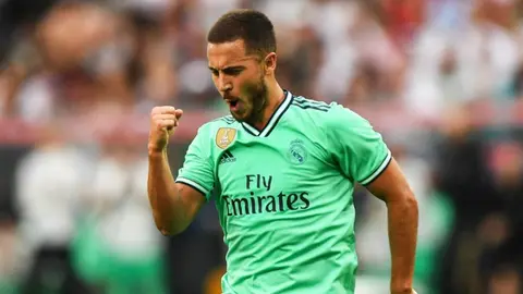 Eden Hazard heredó el dorsal '7' de Cristiano y Raúl en el Real Madrid
