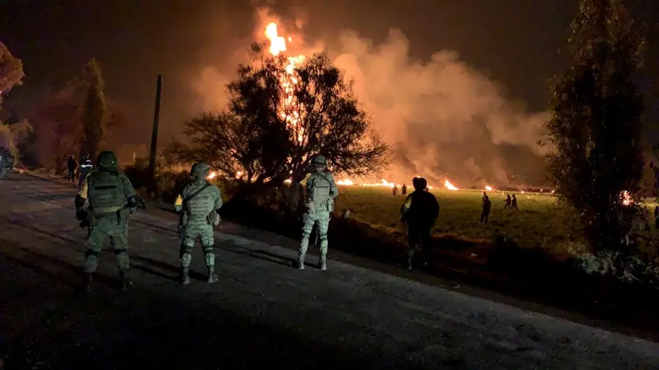 Explosión en toma clandestina deja varios fallecidos en Tlahuelilpan