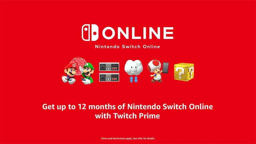 Twitch Prime ofrece a usuarios servicio de Nintendo Online
