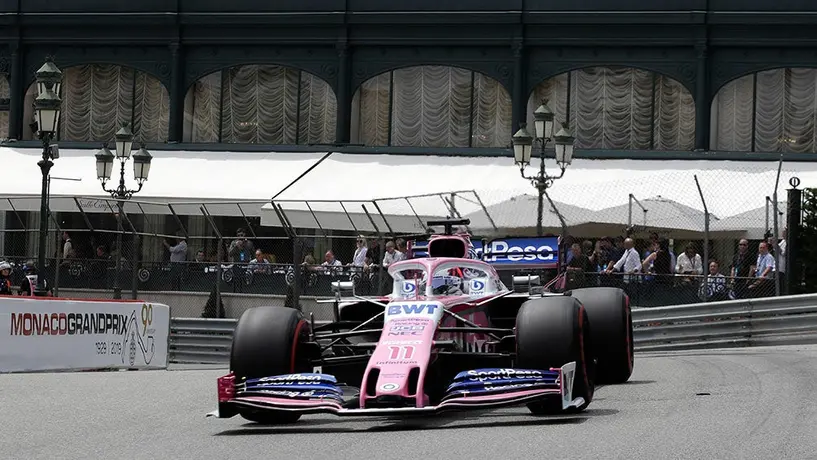 Checo Pérez no sumó en el GP de Mónaco