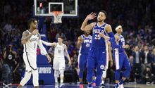 76ers se recupera y aplasta a los Nets en el segundo de la serie