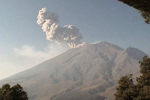 Popocatépetl presenta explosión con moderado contenido de ceniza