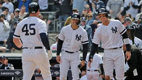 Yankees hace gala de poder para vencer a Orioles en Opening Day