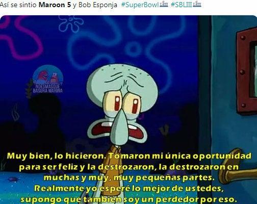 Los mejores memes de la actuación de Maroon 5 en el Super Bowl
