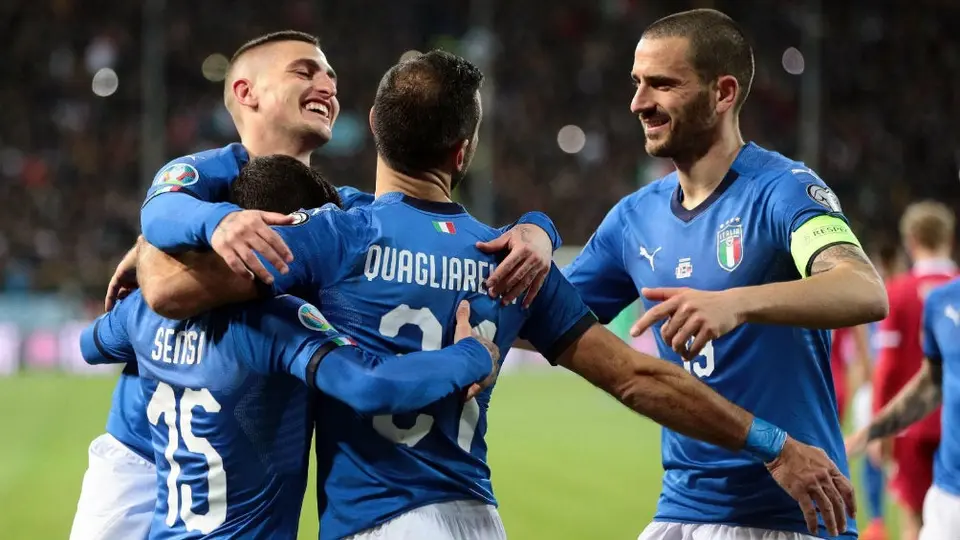 Italia vapulea al Liechtenstein y amarra el liderato del Grupo J rumbo a la Euro