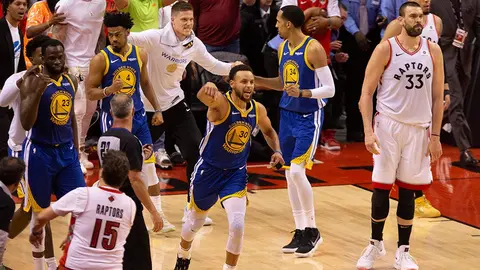 Warriors sobreviven en Toronto aún con nueva lesión de Durant