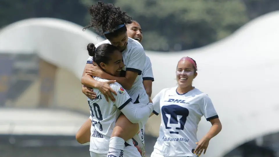 Pumas Femenil rompió sequía de dos meses sin triunfo al golear a Santos Laguna