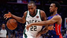 Bucks arrolla a Pistons y se acerca a la 'barrida'