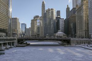Chicago registra temperaturas más frías que la Antártida