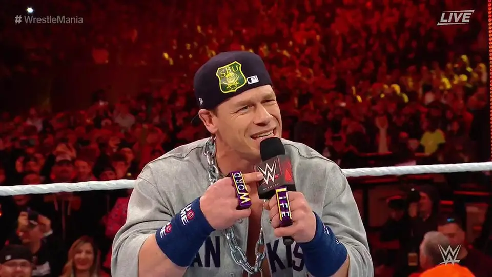John Cena reaparece en Wrestlemania 35 para atacar a Elias