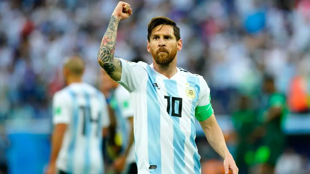 Messi celebra una anotación en Rusia 2018 | IMAGO7