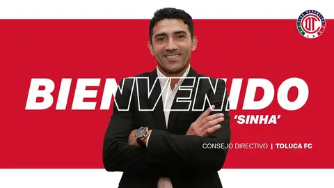 Sinha regresa a Toluca como directivo