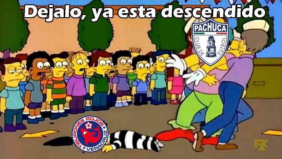 Memes se burlan de la vergonzosa goleada contra Veracruz