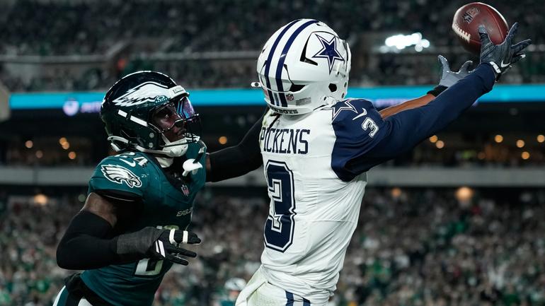 Atrapadón de George Pickens en el partido de Dallas ante Eagles | AP