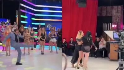 VIDEO: Conductor Ernesto Chavana avienta dron y lesiona a modelo en la cara