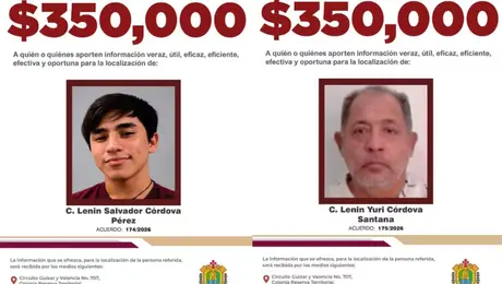 Fiscalía de Veracruz ofrece 700 mil pesos por información sobre presunto feminicida y su padre