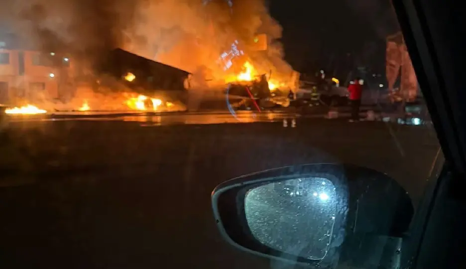 El accidente ocurrió durante el bloqueo de transportistas en Ocoyoacac / Redes Sociales