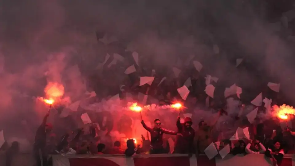 Afición de River Plate durante un partido