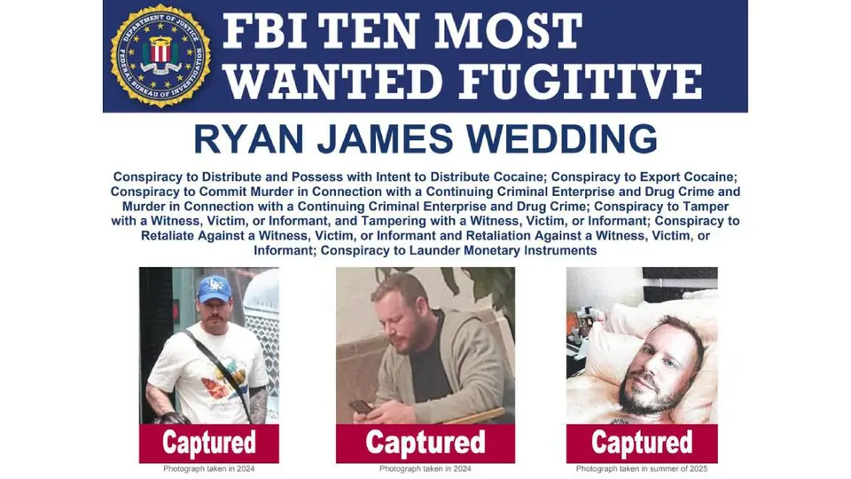FBI tenía a Wedding como uno de los hombres más buscados del mundo/X: @MoonCall