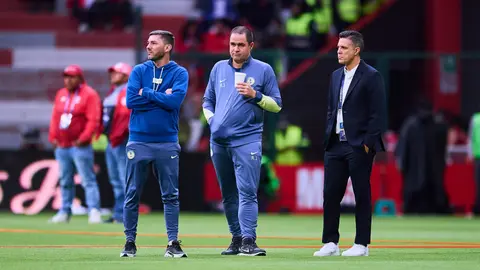 André Jardine y Diego Ramírez durante la Final de Clausura 2025 entre América y Toluca | MEXSPORT
