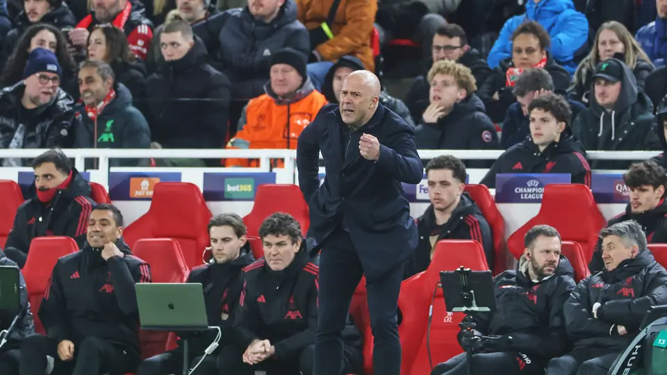 Arne Slot en partido | AP