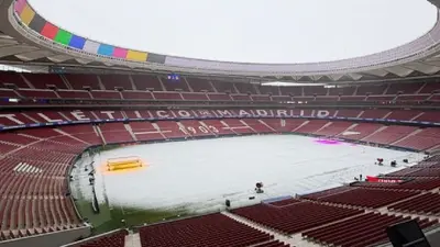 El Metropolitano se viste de blanco previo al Atlético de Madrid vs Bodo/Glimt de Champions League