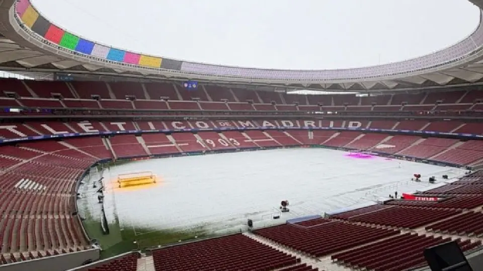 El Metropolitano se viste de blanco previo al Atlético de Madrid vs Bodo/Glimt de Champions League