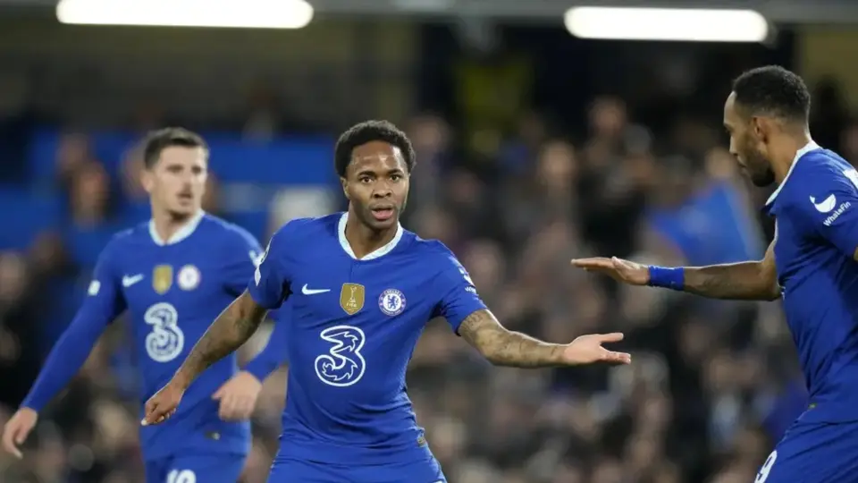 Sterling en celebración con Chelsea en 2022 | AP