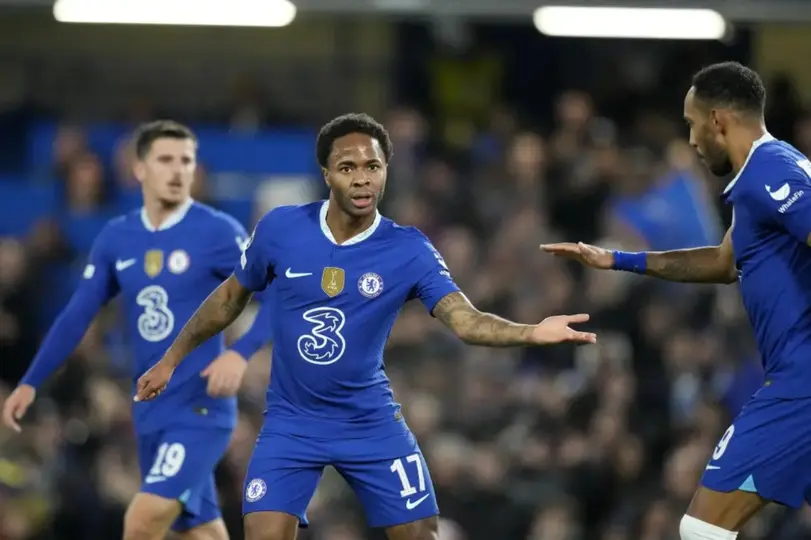 Sterling en celebración con Chelsea en 2022 | AP