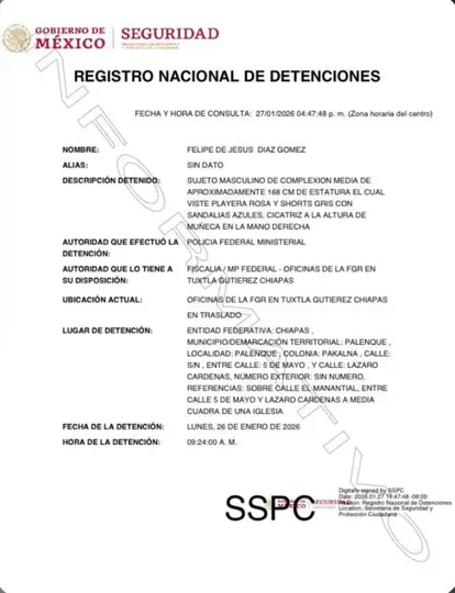 El maquinista fue detenido por su presunta responsabilidad en la muerte de 14 personas / Especial