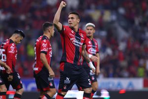 Uros Durdevic en celebración de gol con Atlas | IMAGO 7