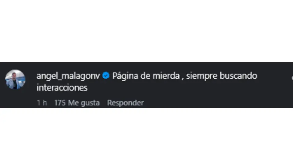 Respuesta de Malagón | CAPTURA DE PANTALLA